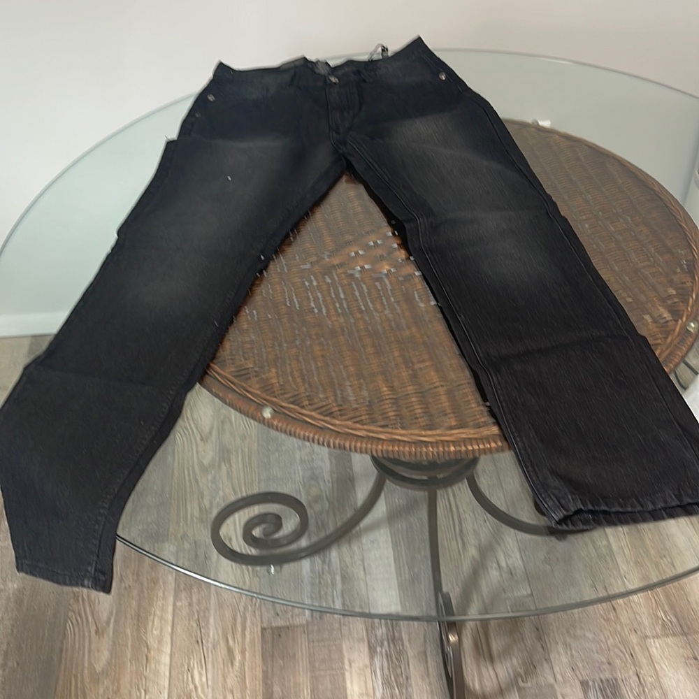 BRAND NEW WITH TAGS BLACK M SOCIETY JEANS SIZE 33